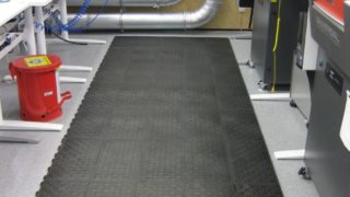 Ergo tiles for anti-fatigue