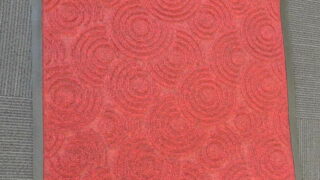 Spiral red waterguard matting