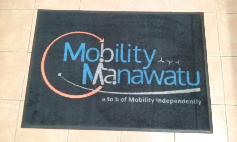 Mobility Manuwatu Logo Mat