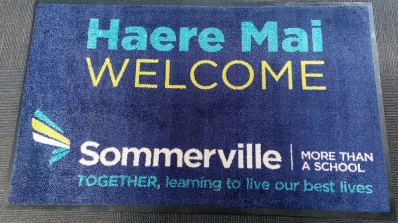 Sommerville Special School - Prestige logo mat for reception
