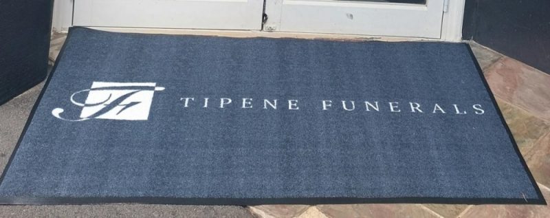 Tipene Funerals Promo entrance mat
