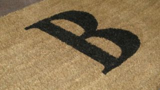 Coir Logo mat - have your logo printed on a coir mat