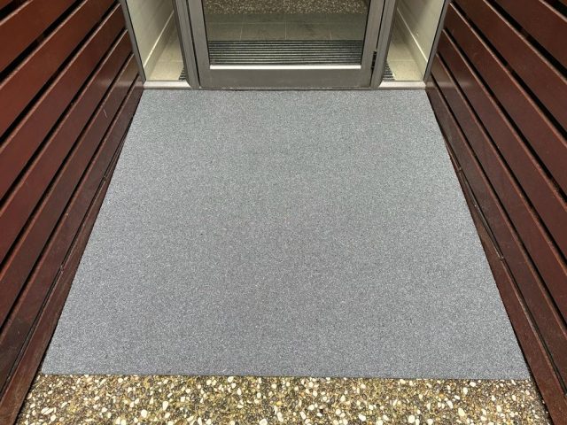 Snuggly fitted custom ramp for wheelchair users