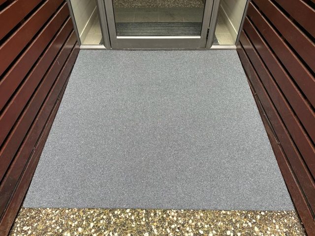 Snuggly fitted custom ramp for wheelchair users