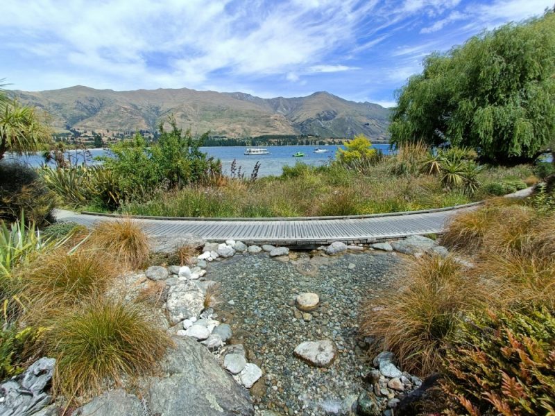 Fibreglass Flat Panels on Wanaka Board Walk 2